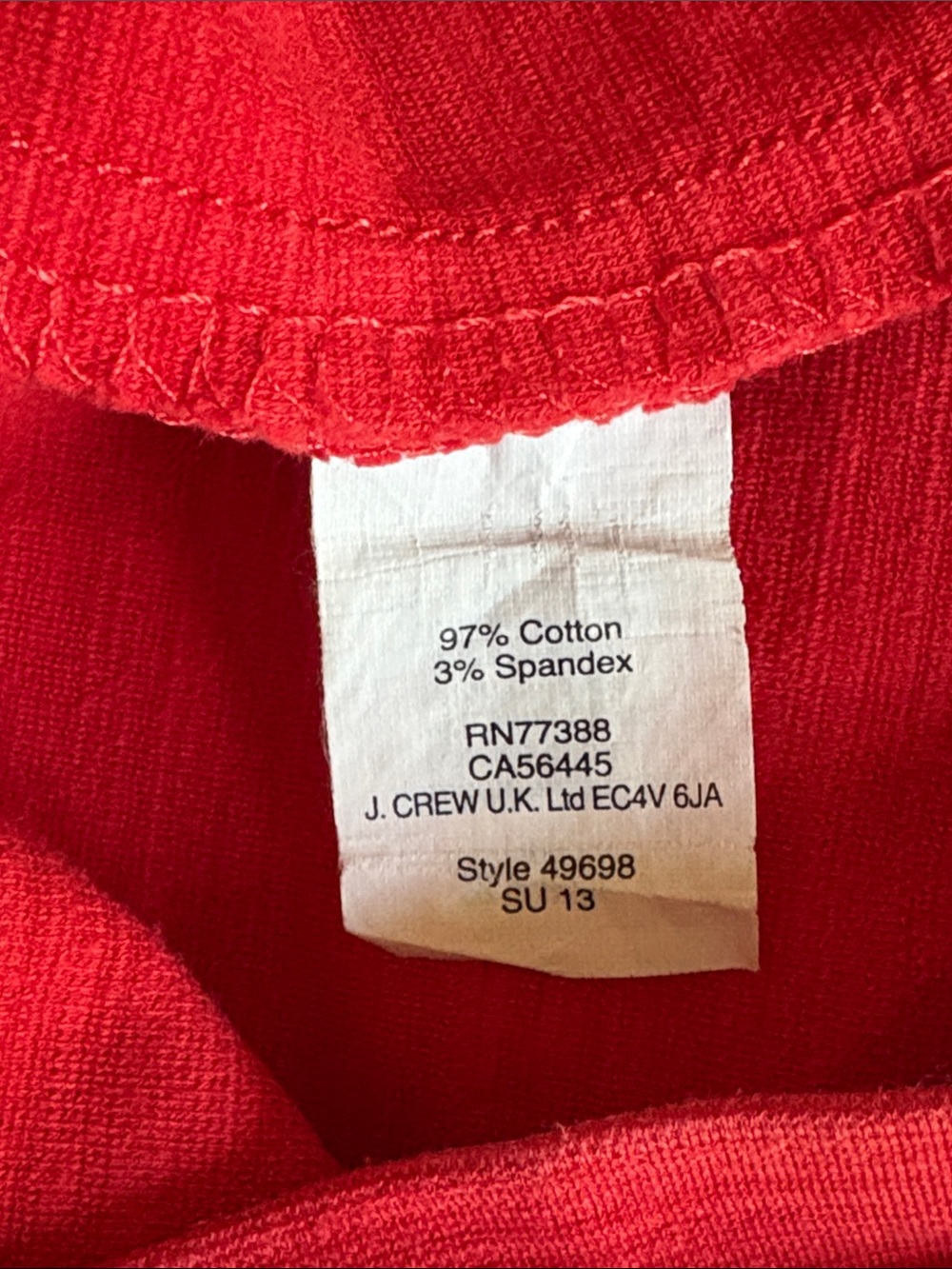 Madewell Light Red Sleeveless Mini Dress Cotton Preppy Size M - Picture 7 of 9